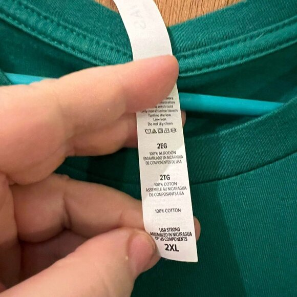 Size 2XL - Green Short Sleeve "Okie" St. Patty's T-Shirt - Picture 5 of 7